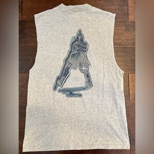 Vintage Men’s Reebok Above The Rim Hoopwear Grey Sleeveless Tank Shirt Small